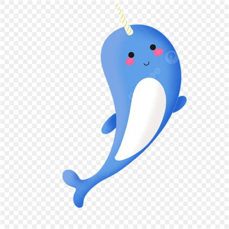 Cute Narwhal Whale