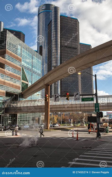 General Motors Headquarters Editorial Stock Image - Image of detroit ...