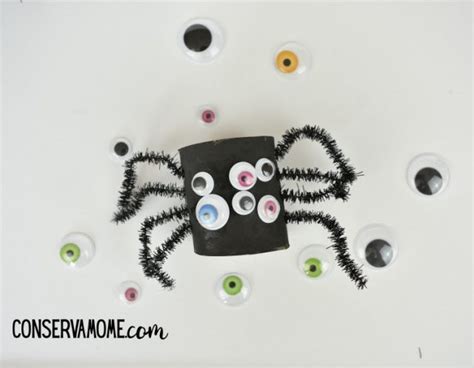 Spider Toilet Paper Roll Craft - An Easy Halloween craft for kids