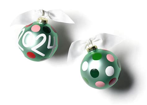 2024 Glass Ornament | Personalized Ornament | Coton Colors