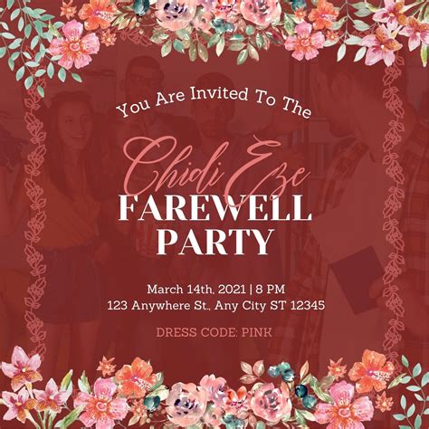 Details 100 farewell invitation background - Abzlocal.mx