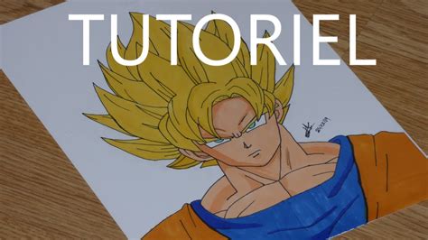 Comment Dessiner Goku Normal Ssj Dragon Ball Z Youtube