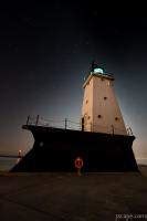 Ludington North Breakwater Lighthouse Photograph by Adam Romanowicz