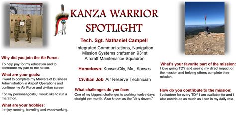 View November 2022 KANZA Warrior Spotlight > 931st Air Refueling Wing ...