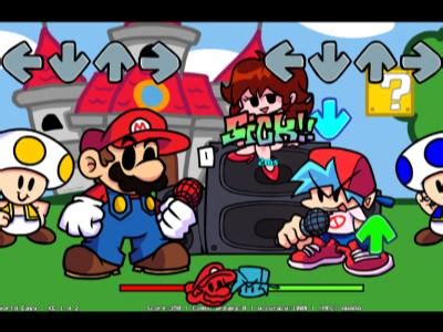 FNF vs Mario v2 Play online