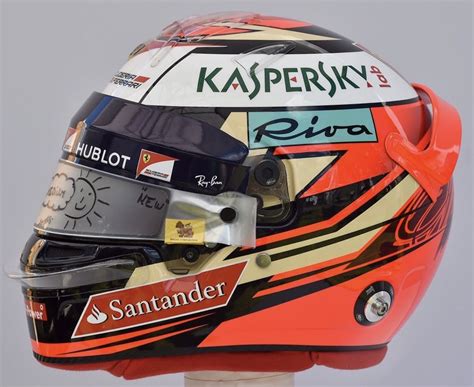 Kimi Raikkonen - Ferrari 2017 | Racing helmets, Helmet, Helmet design