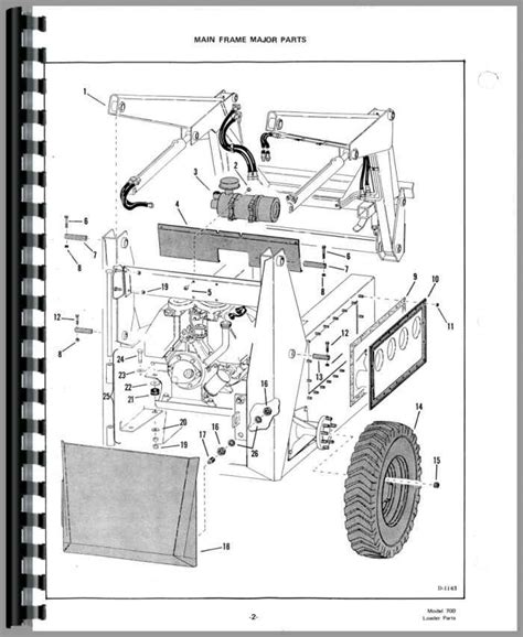 Bobcat 700 Skid Steer Loader Parts Manual