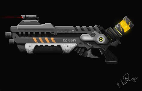 Cyberpunk weapon concept by Aravinthrajsekar on DeviantArt