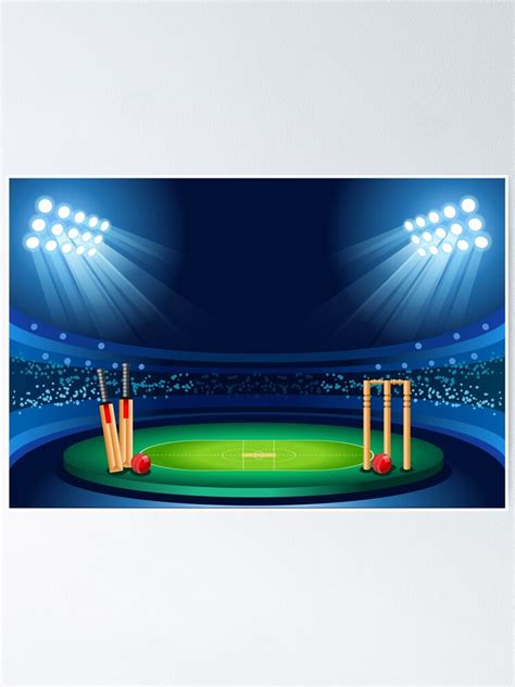 "Cricket Background Scoreboard" Poster for Sale by aurielaki | Redbubble