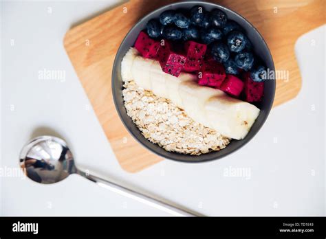 Healthy fruit salad cereal Stock Photo - Alamy