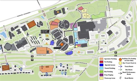 Liberty University Campus Map