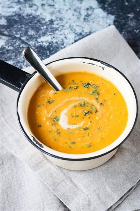 Butternut Squash Corn Soup - Veggie Inspired