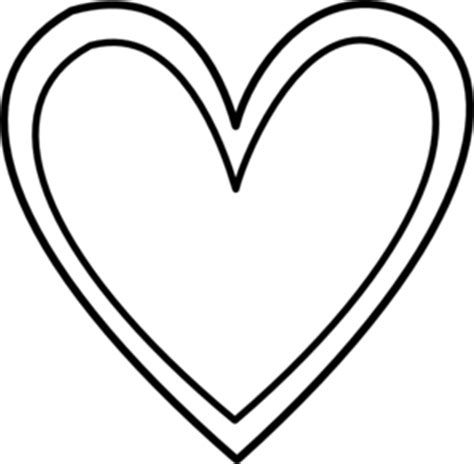 Double Heart Outline Clip Art at Clker.com - vector clip art online ...