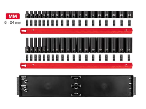 3/8 Inch Drive 6-Point Impact Socket Set, 38-Piece | TEKTON | SID91211