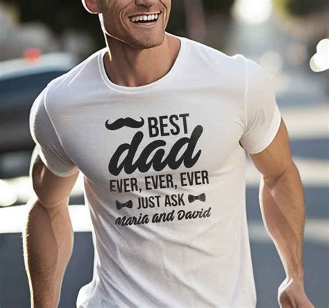 Best dad father's day matching shirts - TenStickers