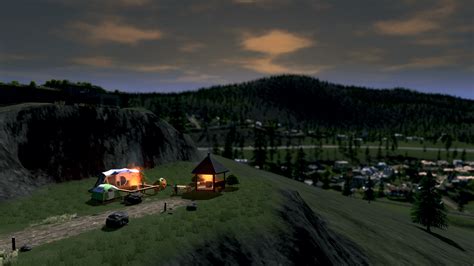 Camping out at the edge of town : r/CitiesSkylines