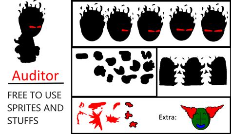 Auditor sprite sheet. credit: https://www.reddit.com/r/madnesscombat/comments/jpowqd/paint_3d ...