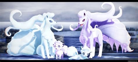 MMD: Alolan Ninetales Vulpix by kaahgomedl on DeviantArt