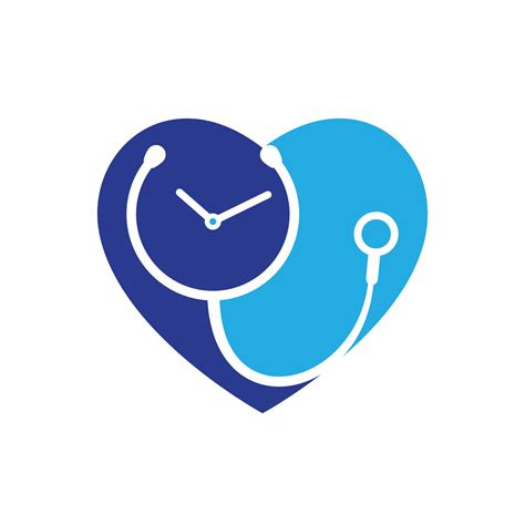 Medical time vector logo design template. Health and medical or ...