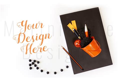 Styled Desktop Mockup, Stationery Stock Photo 54