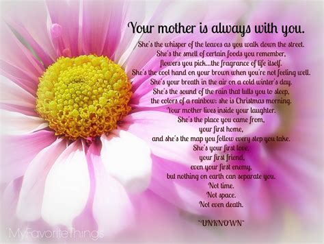 Your Mother Is Always With You Pictures, Photos, and Images for Facebook, Tumblr, Pinterest, and ...