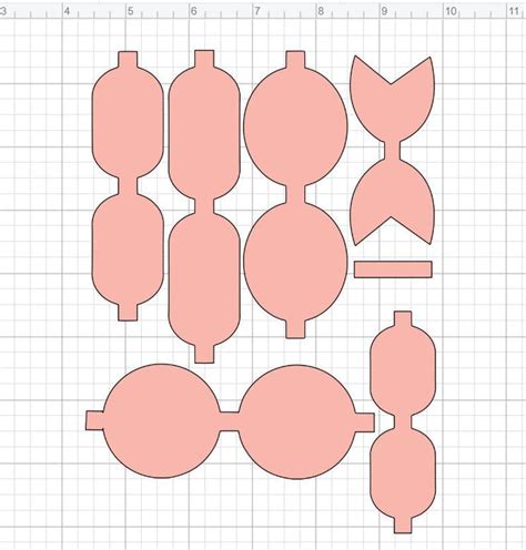 SVG Bow Template for Cricut or Silhouette | Etsy | Bow template, Making hair bows, Diy hair bows