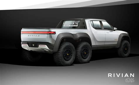 Rivian R1T 6x6! What If They Built a Six-Wheel Drive All-Electric Off ...