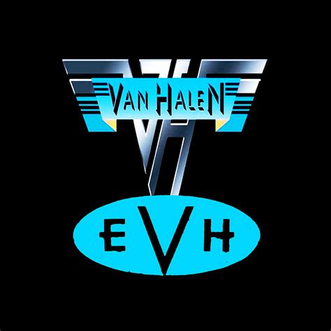 Eddie Van Halen Logo Digital Art by Mery Hasker - Fine Art America