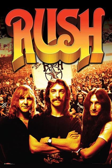 Rush - Band and Concert Background Poster