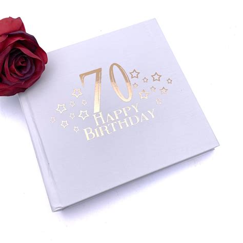 70th Birthday Photo Album for 50 X 6 by 4 Photos Rose Gold - Etsy