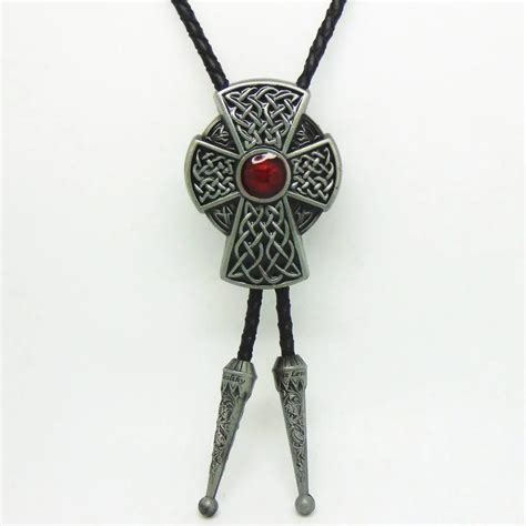 Vintage Weatern Cross Bolo Tie Handmade Neckwear Neck Ties for Men Aristocratic Style Bolo Ties ...