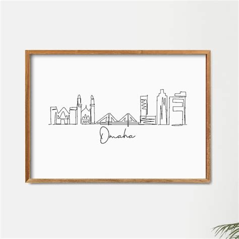 Omaha Skyline - Etsy