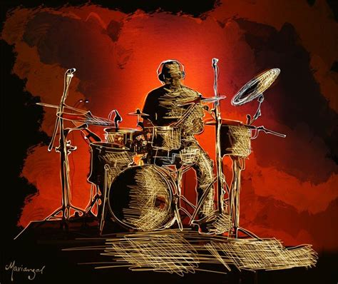 Drums, Drummers, Drumming Artwork