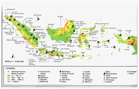 Peta Kekayaan Alam Republik Indonesia - Map Transparent PNG - 1100x659 ...