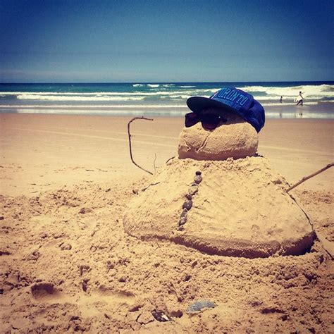 Sandman - snowman, Australia, beach, sand castle, #sandcastle #sandma # ...