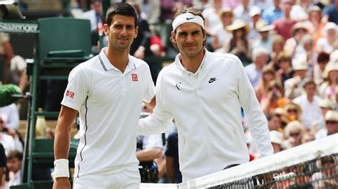 Novak Djokovic and Roger Federer on those Wimbledon courts - Movie TV ...