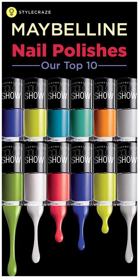 10 Best Nail Polish Brands In India - 2020 Update (With Reviews) | Maybelline nail polish, Best ...