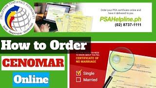 PSA CENOMAR Online Application Step by Step Tutorial ... | Doovi