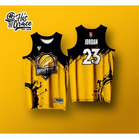 HISGRACE BASKETBALL YELLOW V2 HG CONCEPT JERSEY | Shopee Philippines