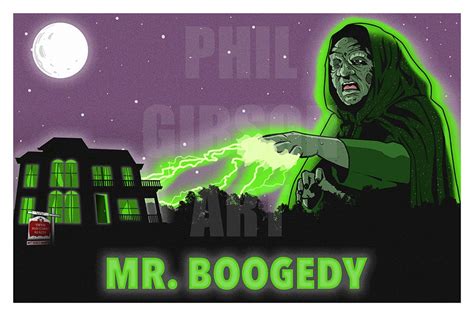 Original Mr. Boogedy Print Halloween Decoration Poster Print Boogedy ...