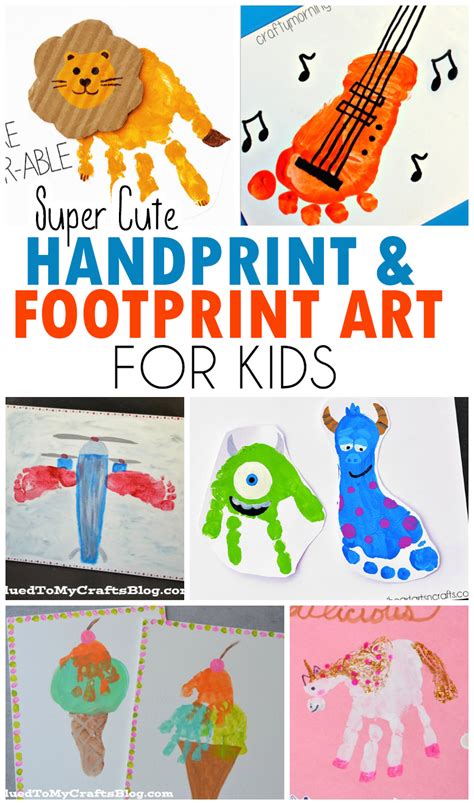 Handprint & Footprint Art for Kids - Roundup