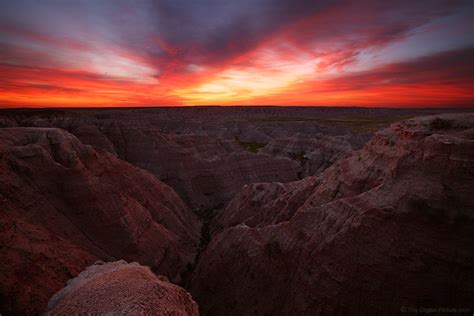 Exposing a Big Badlands Sunrise, Badlands National Park