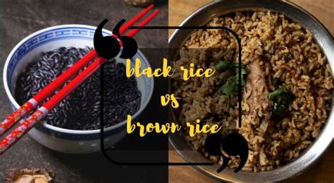 Black Rice vs Brown Rice – Which one is Healthy for Weight Loss?