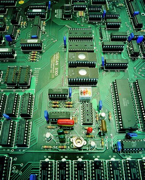 Computer Circuit Board Photograph by Martin Dohrn/science Photo Library.