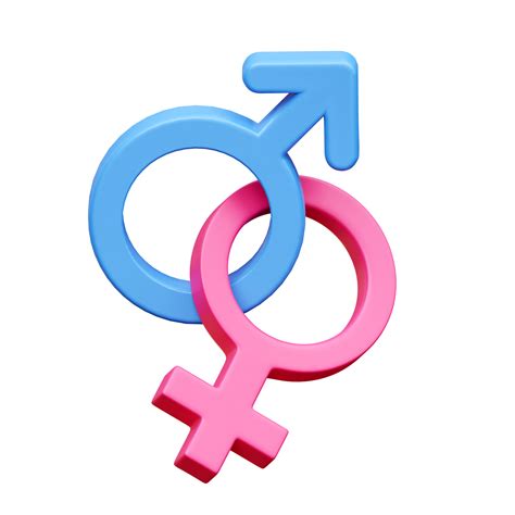 3d Gender Symbol Sign 18922122 PNG