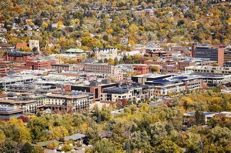 Aerial picture of Boulder City, Colorado, USA. Stock Photo by ...