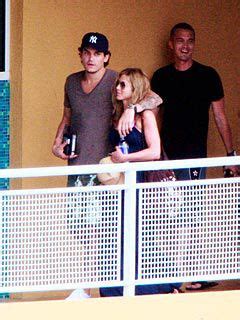 Jennifer Aniston and John Mayer Get Cozy Poolside