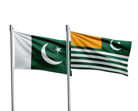 Premium Photo | Kashmir and Pakistan flag for Kashmir Solidarity Day ...