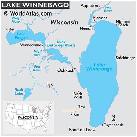 Lake Winnebago System Map