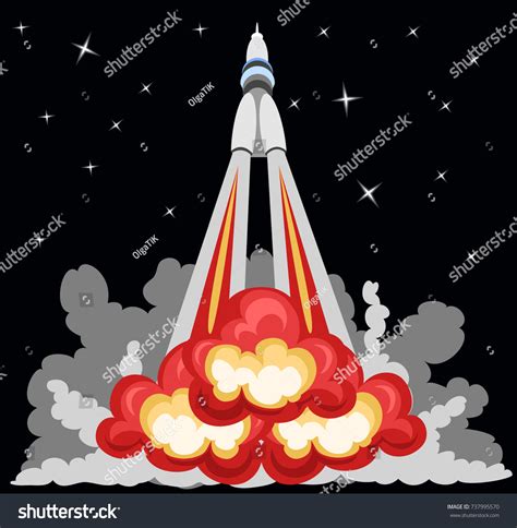 896 Rocket blast off cartoon Images, Stock Photos & Vectors | Shutterstock